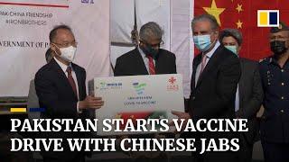 Pakistan starts Covid-19 vaccine drive with over 500000 jabs donated by China