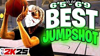 BEST CONSISTANT JUMPSHOT IN NBA 2K25 ON MY DEMIGOD 6’6  99.9% GREEN WINDOW WITH 2K25 BEST JUMPSHOT