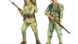 Сравнение экипировки солдата Армии США и Императорской Армии Японии