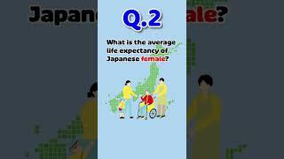 Average life expectancy  Fact About Japan #factaboutjapan #japanlife #shorts