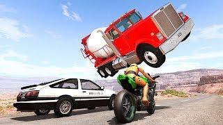 Street Race Crashes #20 - BeamNG DRIVE  SmashChan