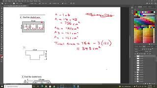 Area of Composite Shapes part 3