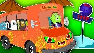 Wheels On The Bus  Scary Nursery Rhymes  Scary Videos For Kids