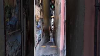 The narrowest street in the Czech Republic 