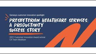 Presbyterian Healthcare Services A productivity success story