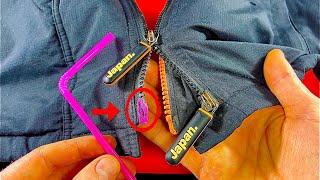 How to fix a broken zipper  Tips and life hacks