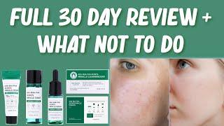 SOME BY MI  AHA BHA PHA Miracle Starter Kit 30 Days Review. Does it Clear Acne? +What Not To Do NEW