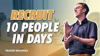 Network Marketing Recruiting – How To Recruit 10 People In 10 Days