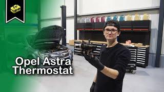 Opel Astra 1.6 Thermostat wechseln  Change thermostat  VitjaWolf Tutorial  HD