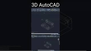 AutoCAD 3D Modeling #autocad #inventor #solidworks #creotutorial #nx #cad