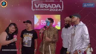 BaianaSystem - Entrevista Pré Show da Virada Salvador 2024