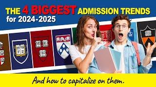 4 Big College Admission Trends for 20242025