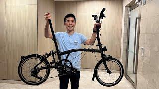 LIOW VIDEO Sams Brompton P-Line Unboxing 小布折叠自行车开箱