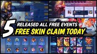 RELEASED TODAY CLAIM FREE EPIC LIMITED & COLLECTOR SKIN IN NEW EVENTS - MLBB