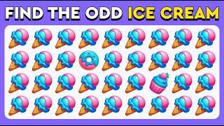 Find the ODD One Out - Ice Cream Edition  - Find The ODD Emoji Quizzes - How Good Are Your Eyes