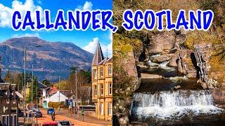 Callander and Bracklinn Falls Walking Tour  Scotland in 4K HDR 60FPS  Scottish Travel Journeys