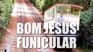 Funicular Elevator of Bom Jesus Braga - Portugal HD