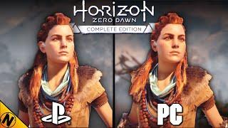 Horizon Zero Dawn PC vs PS4Pro  Direct Comparison