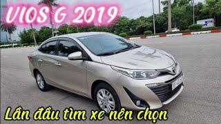 Xe quốc dân hay được tư vấn mua lần đầu  Toyota Vios G model 2019 vàng cát tư nhân 1 chủ