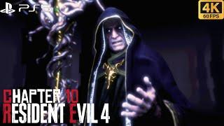 Resident Evil 4 Remake  Chapter 10 The Ballroom Hardcore  PS5 4K 60FPS Gameplay