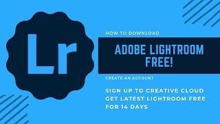 How to download Adobe Lightroom free