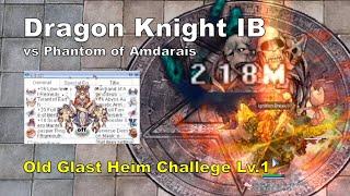 BB iRO Dragon Knight - vs Phantom of Amdarais - OGHC Lv.1 - IRO Chaos