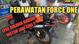 MOTOR SERING DIBAWA HARIAN MALAH JADI GINI  SERVICE FORCE ONE  F1ZR