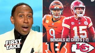 FIRST TAKE  Joe Burrow is a mediocre QB - Stephen A. thinks Mahomes Chiefs will destroy Bengals