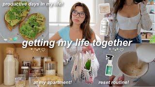 GETTING MY LIFE TOGETHER my recent reset routine to prep for spring + summer