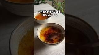 Crème brûlée vegetale 