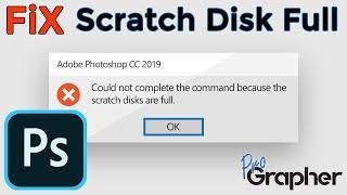 How To Fix Scratch Disk Full Error In Adobe Photoshop 2020