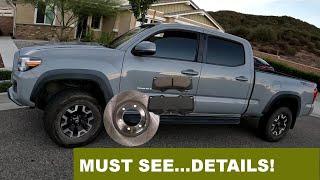 Toyota Tacoma Front Brake Pads and Rotors – Making it Easy No Detail Missed