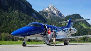 FLYING THE BRAND NEW PC-24 JET in the SWISS ALPS