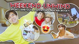 VLOG — Weekend Unwind Sponty Dine-Outs Staycation & New Macbook?  • Red Diaz