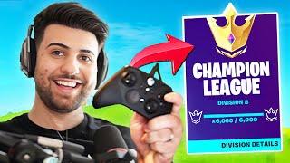 I Switched To CONTROLLER And Got To Champions League - Part 1 - Fortnite Battle Royale