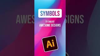 Create Awesome Designs with Symbols in Illustrator #adobeillustrator #illustratortips #ladalidi