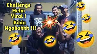 Challenge Pukul Helm Viral No Cut Bikin Ngakakkk 