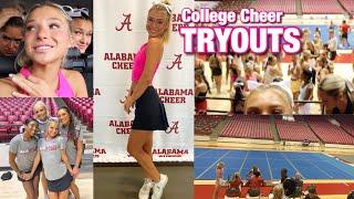 COLLEGE CHEER TRYOUTS  University of Alabama