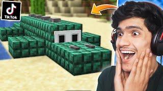 Trying Viral Minecraft Tiktok Hacks Part 31