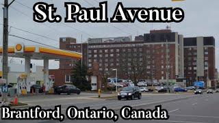 St. Paul Avenue Brantford Ontario Canada - 8k Video