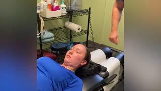 Chiropractor Raleigh North Carolina  Y-Strap Adjustment at Carolina ChiroCare and Rehab