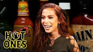 Anitta Lets It Fly While Eating Spicy Wings  Hot Ones