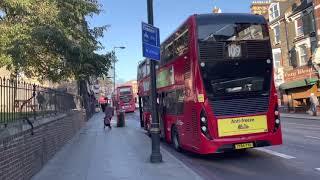 4K walking along streatham high road london UK