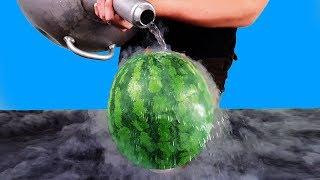 Experiment Liquid Nitrogen Vs Watermelon