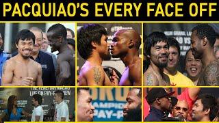 Manny Pacquiaos Most Popular FACE-OFF COMPILATION  Fierce & Funny Reactions
