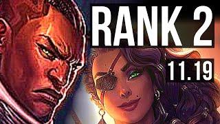 LUCIAN & Nami vs SAMIRA & Leona ADC  Rank 2 Rank 2 Lucian Godlike  EUW Challenger  v11.19