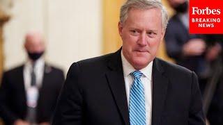 Jan. 6 Committee Recommends Holding Fmr. Trump CoS Mark Meadows In Criminal Contempt  FULL HEARING