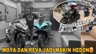 2 MOTOR DI MODIF SEBELUM BUCIN DIBAWA SUNMORI‼️PERTAMA GEBER NINJA H2R