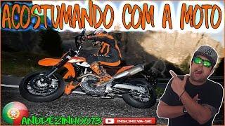 Andrezinhoo13 -Inicio do passeio  acostumando com a moto