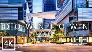 【4K】Downtown Miami  USA  Florida Walking in Brickell City Centre in 4K